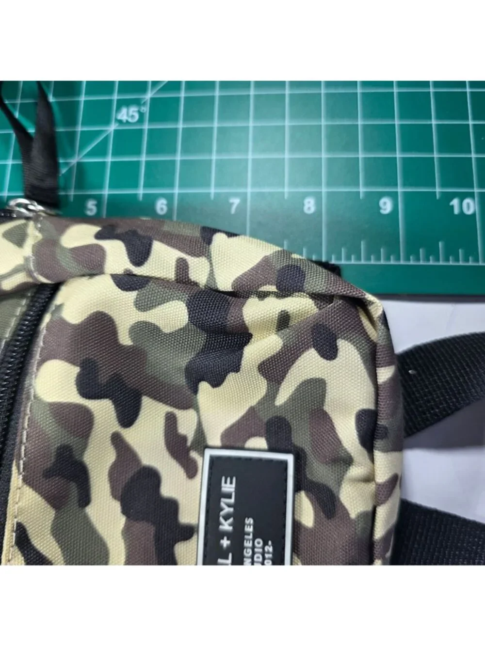 Kendall + Kylie Mini Backpack Camo Adj Straps Lightweight Polyester Casual Bag